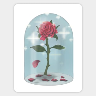 Enchanted Rose - Single Rose Encased Magnet